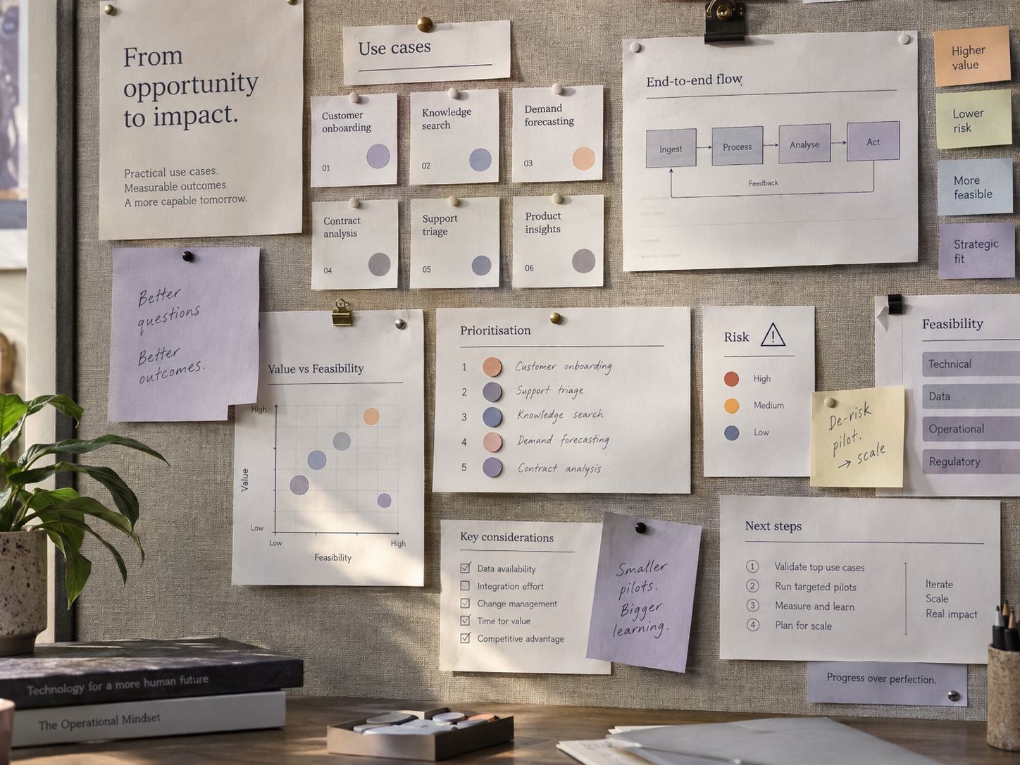 AI use-case analysis and business opportunity prioritisation.