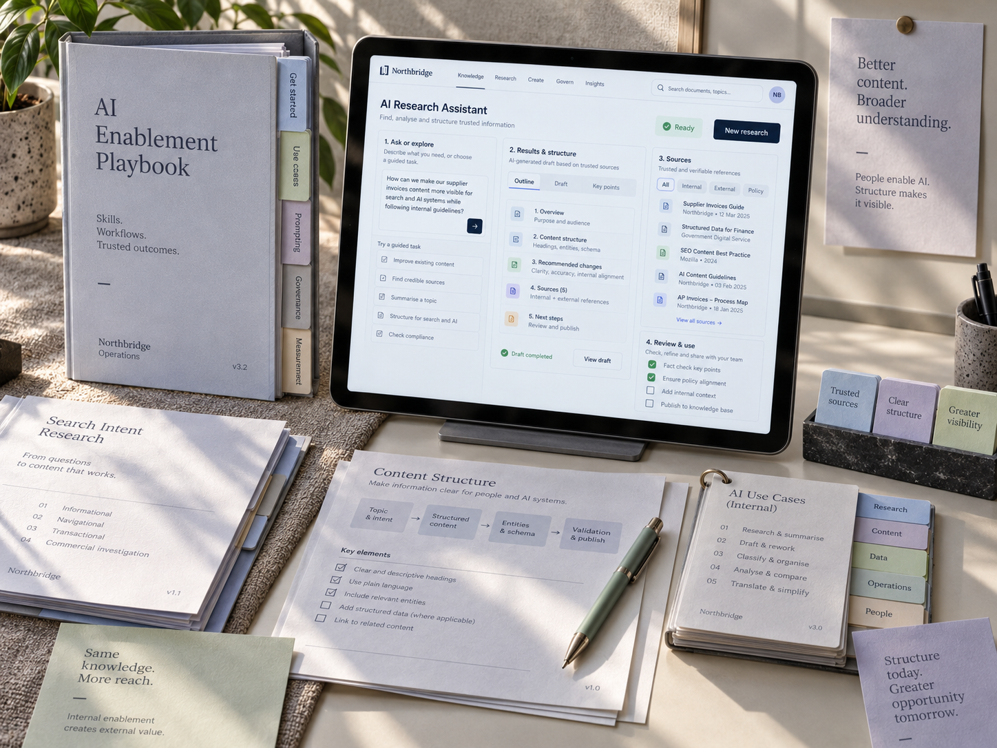 AI training and brand visibility across generative search environments.
