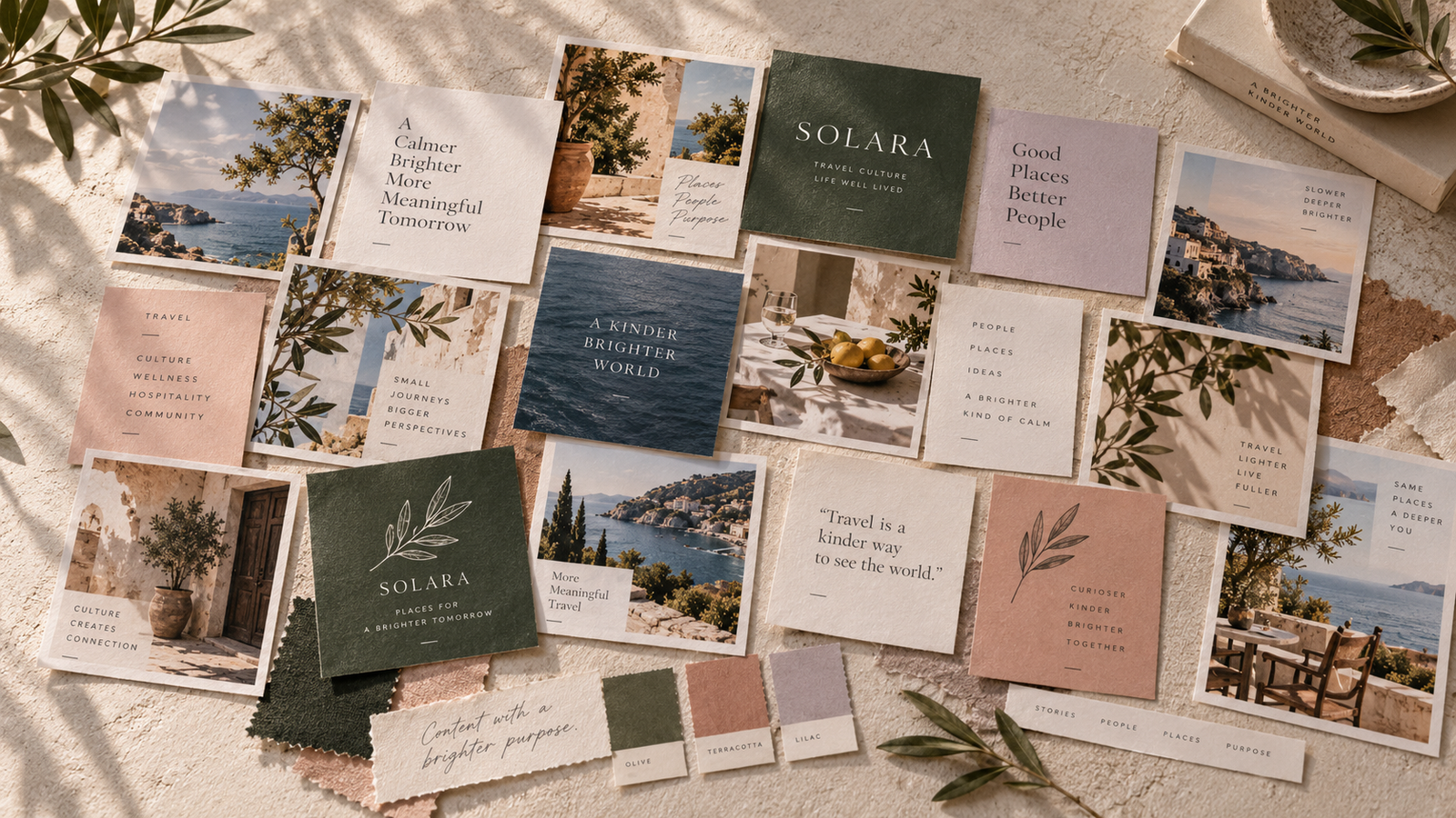 Editorial social content created for a brand.